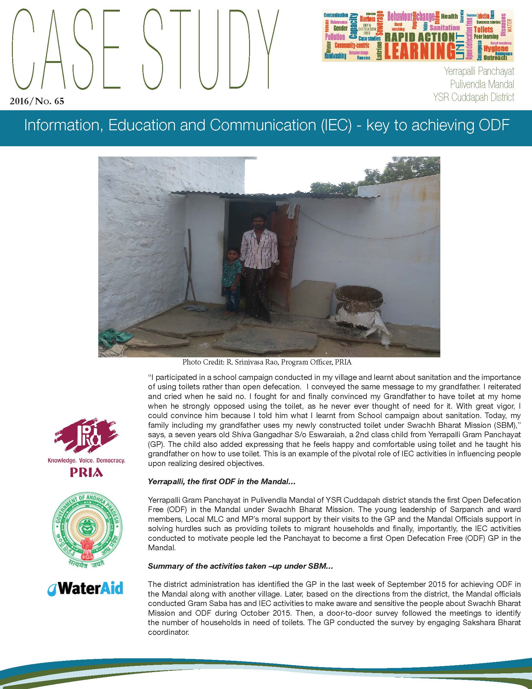 Information, Education and Communication (IEC) - Key To Achieving ODF